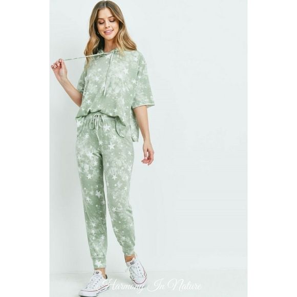 LAST Sage Tie Dye Jogger Set - Picture 7 of 7